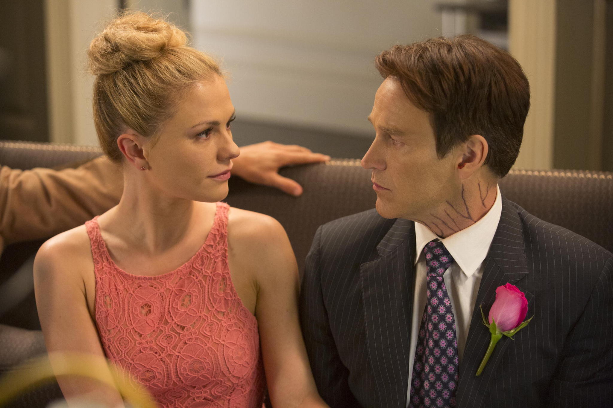 Still of Anna Paquin and Stephen Moyer in Tikras kraujas (2008)