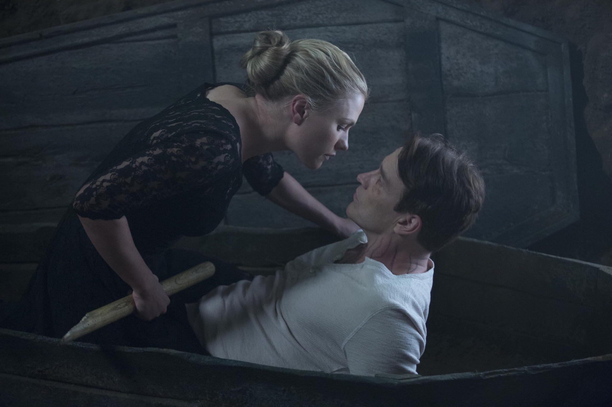 Still of Anna Paquin and Stephen Moyer in Tikras kraujas (2008)