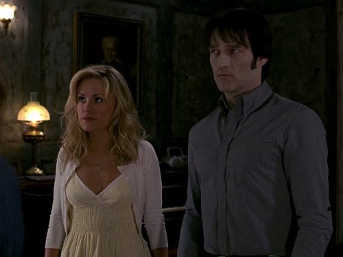 Still of Anna Paquin and Stephen Moyer in Tikras kraujas (2008)