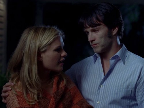 Still of Anna Paquin and Stephen Moyer in Tikras kraujas (2008)