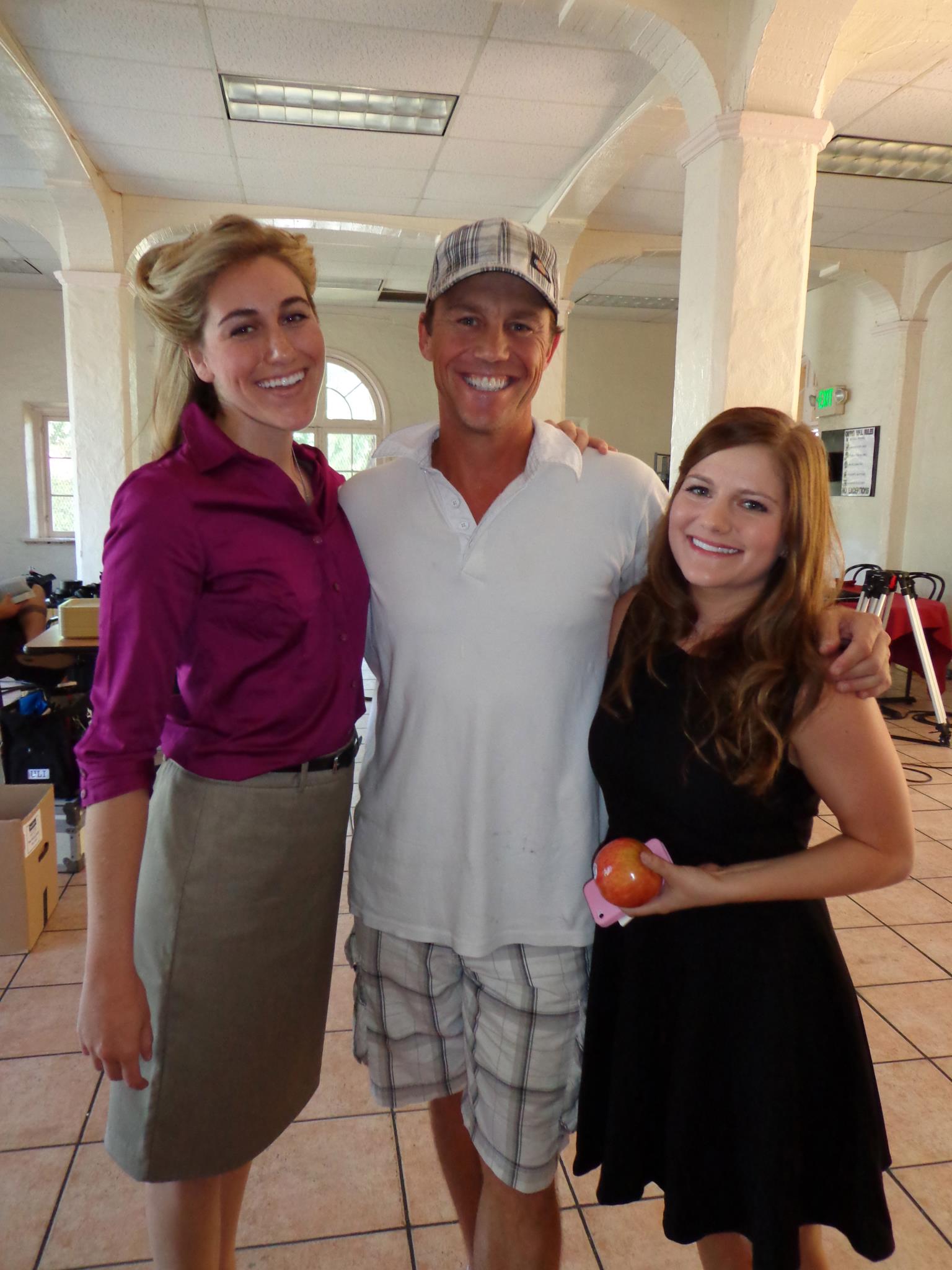 On the set of The Studio Club with dictator Brian Krause