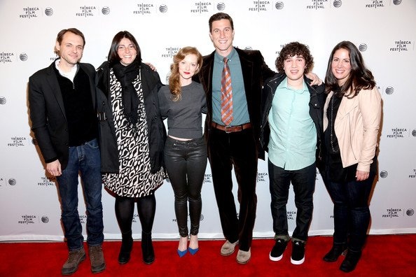 Christopher Denham, Jen Dubin, Wrenn Schmidt, Pablo Schreiber, Nick Saso and Cora Olson at the world premiere of Preservation at the Tribeca Film Festival