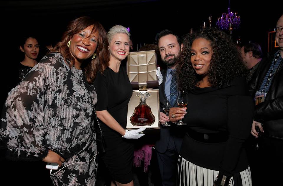 Janelle Odair presenting Award to Oprah Winfrey - SB Film Festival