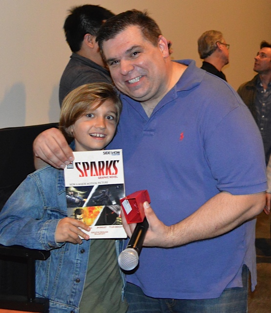Ryan Veronick with director Christopher Folino at the Sparks Screening.