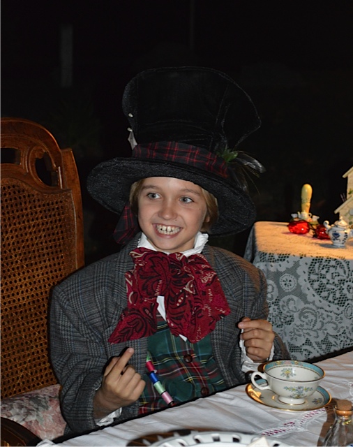 RYAN VERONICK As the Mad Hatter for his sister Birthday