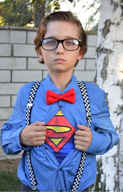 Ryan Veronick as Clark Kent for Halloween 2015