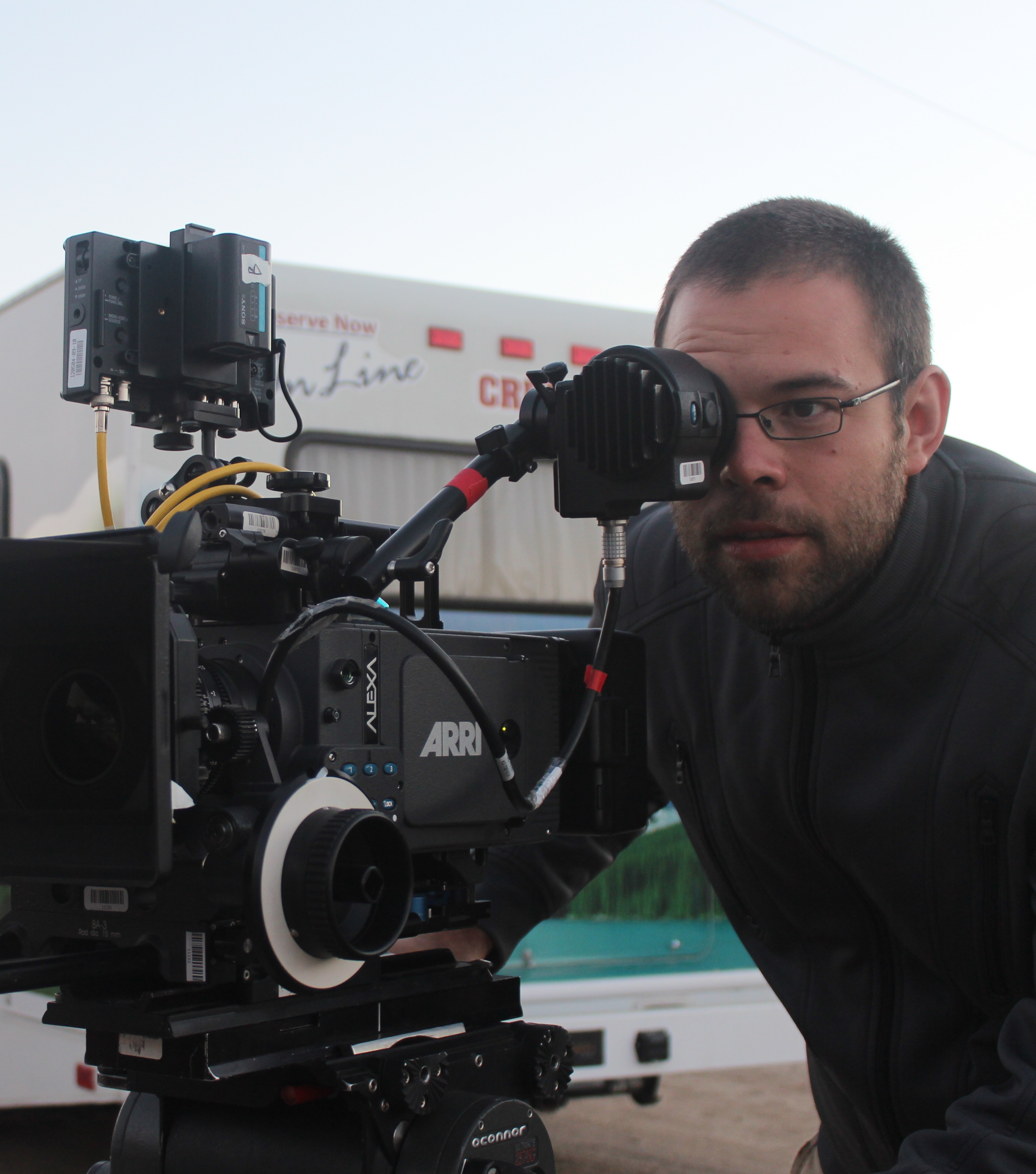 Director of Photography Ben Burke on location