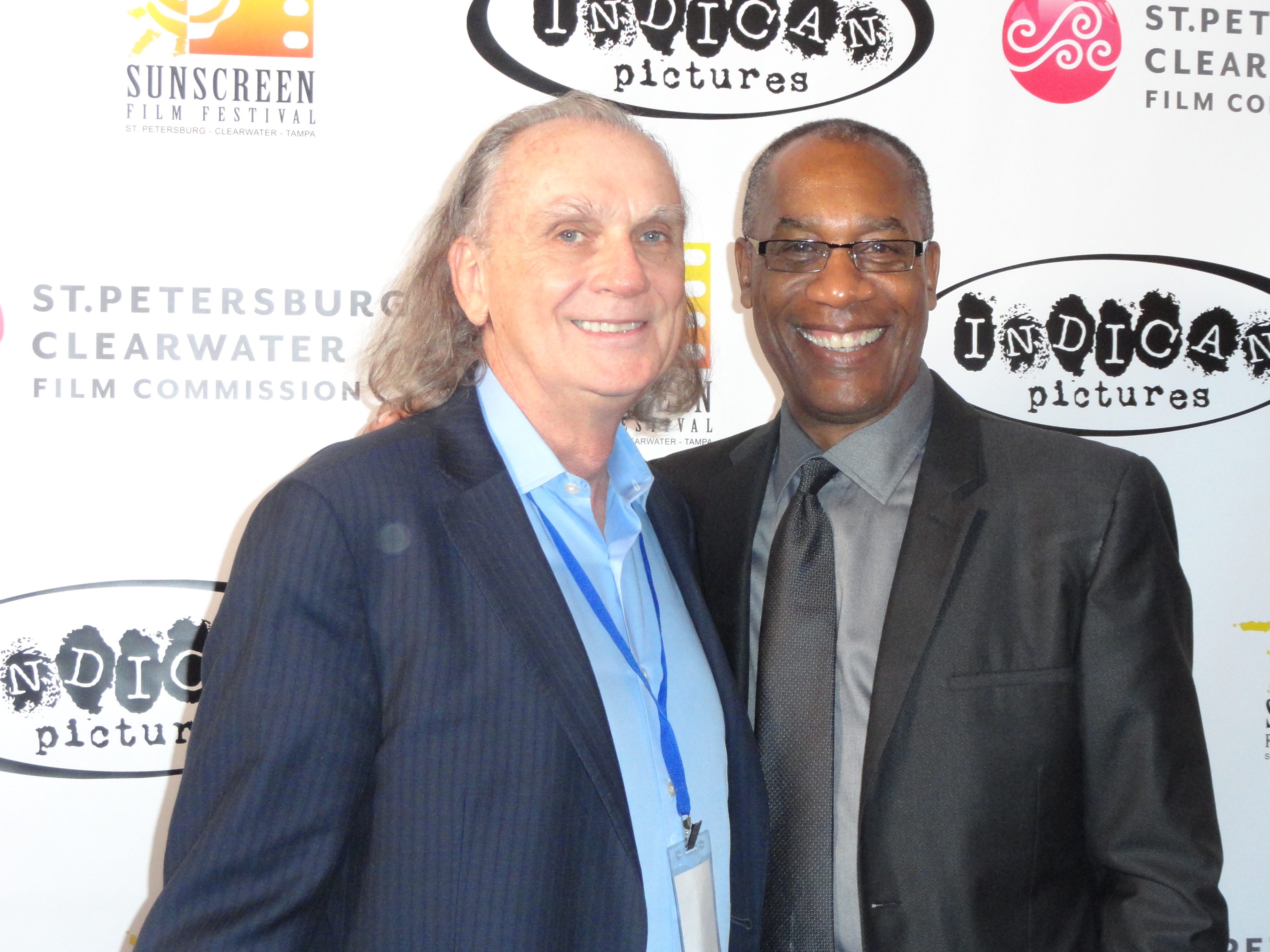 with Joe Morton at 2014 Sunscreen West Film Festival