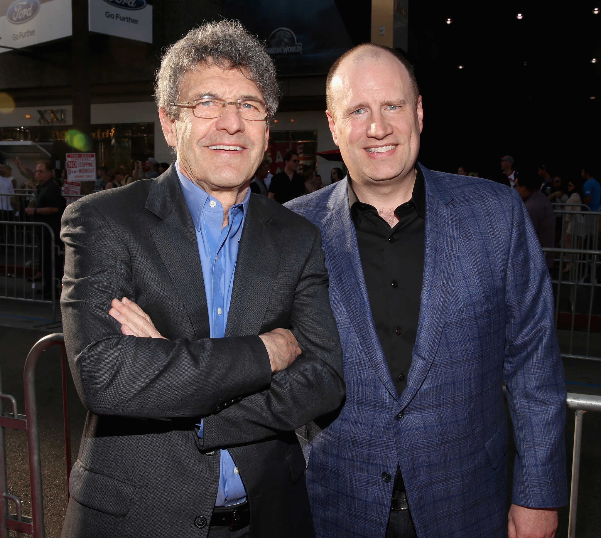 Kevin Feige and Alan Horn at event of Skruzdeliukas (2015)