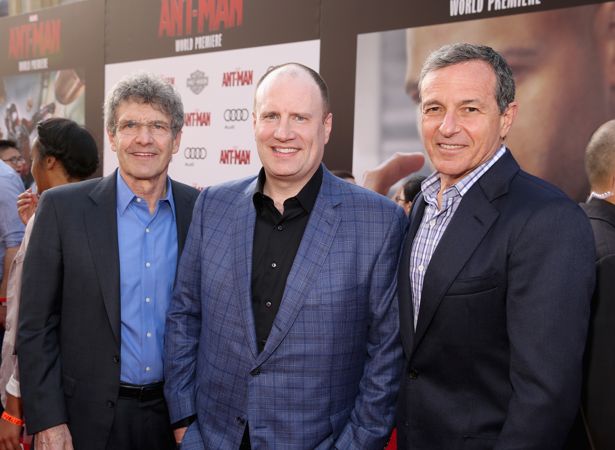 Kevin Feige, Alan Horn and Robert A. Iger at event of Skruzdeliukas (2015)