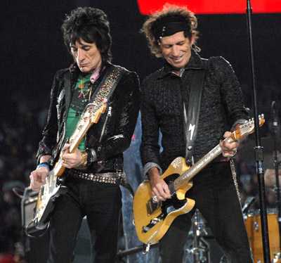 Keith Richards, Ron Wood and The Rolling Stones at event of Super Bowl XL (2006)