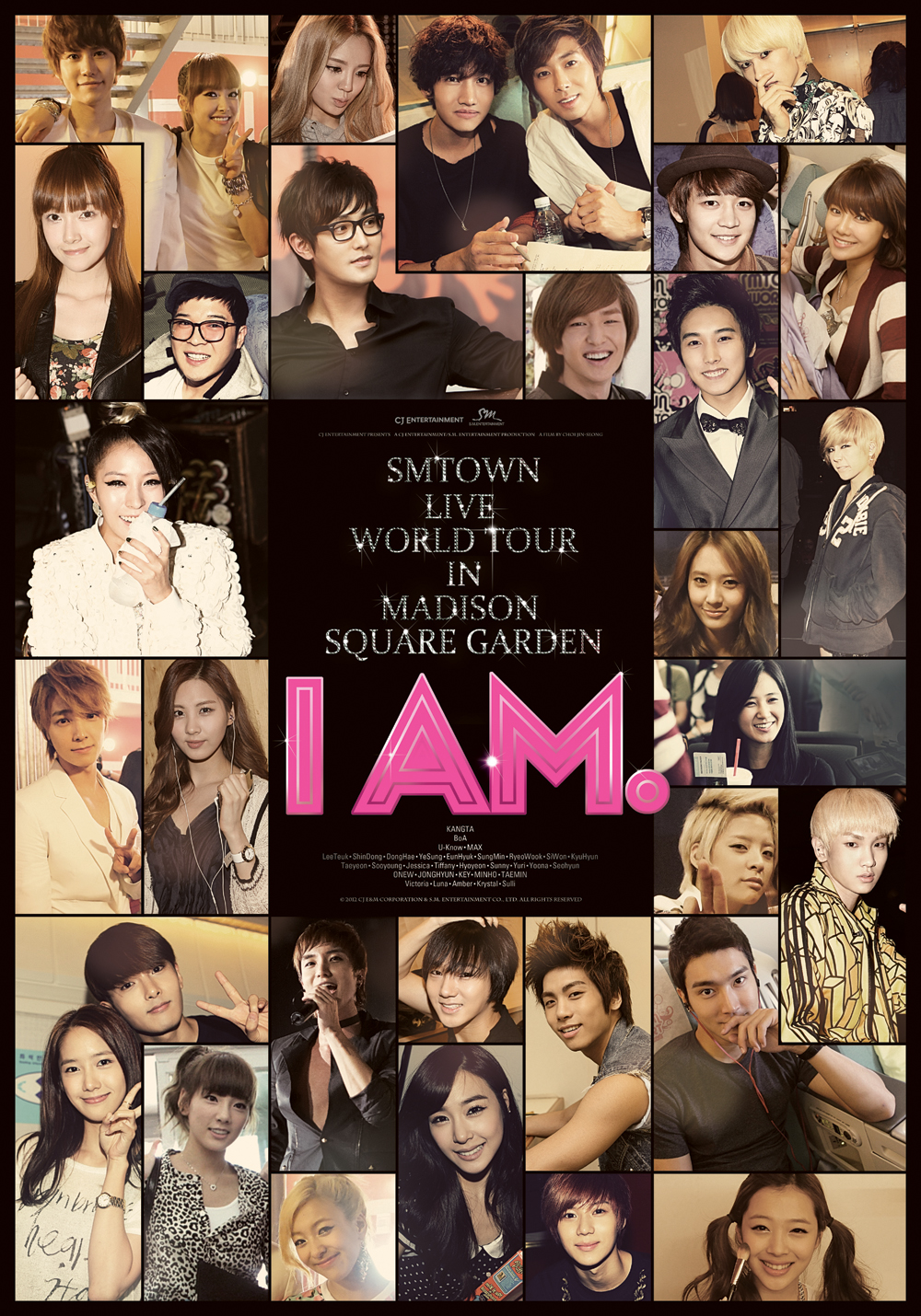 Kangta, BoA, Girls' Generation, Fx, Tvxq, Shinee and Super Junior in I Am (2012)