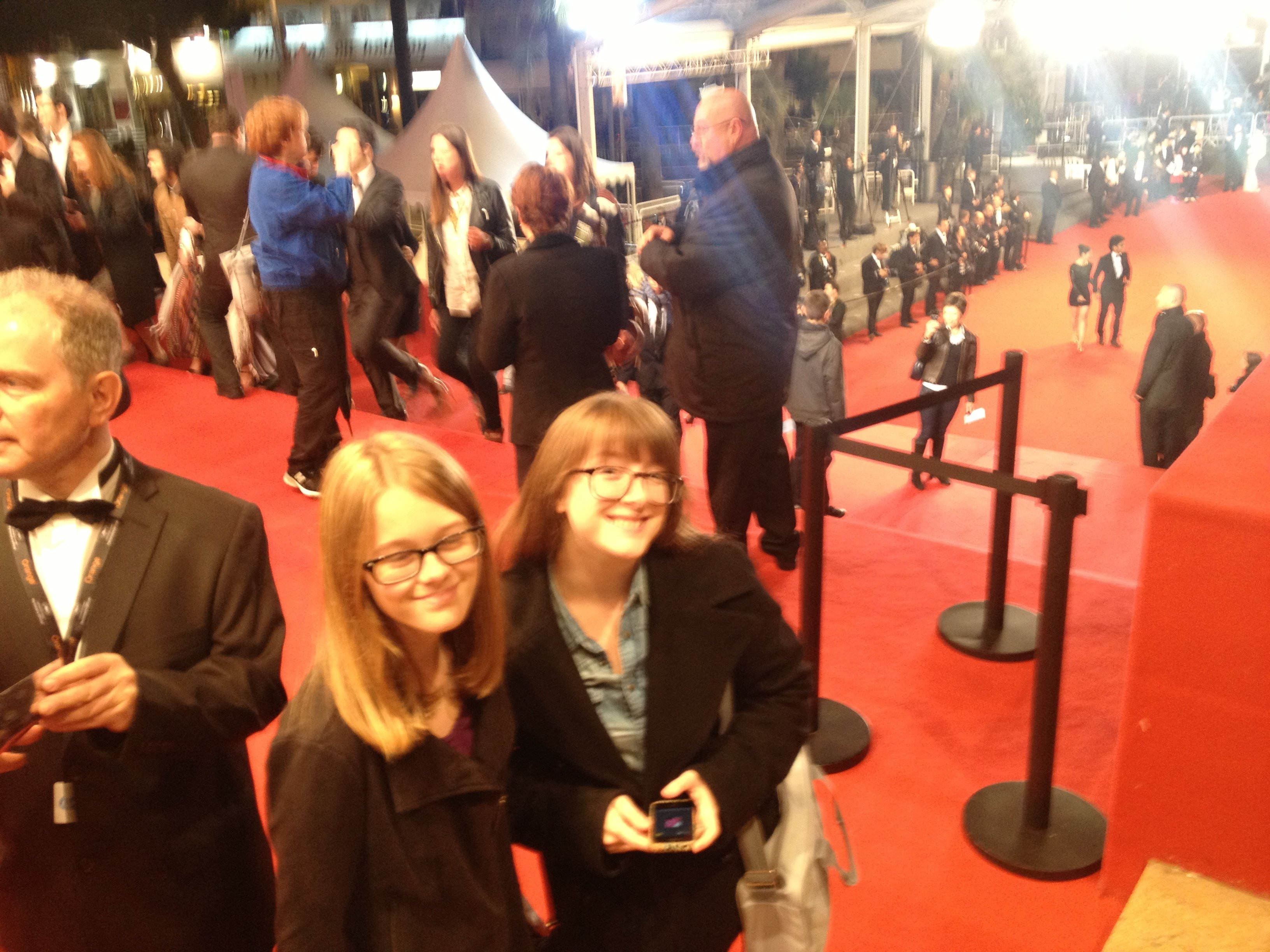 Libby Blood(Director) and Kera McKeon(Lucy) walking the red carpet at The Festival De Cannes May/June 2013
