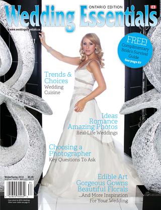 Carmen Corcoz in Wedding Essential Magazine as the Cover Girl