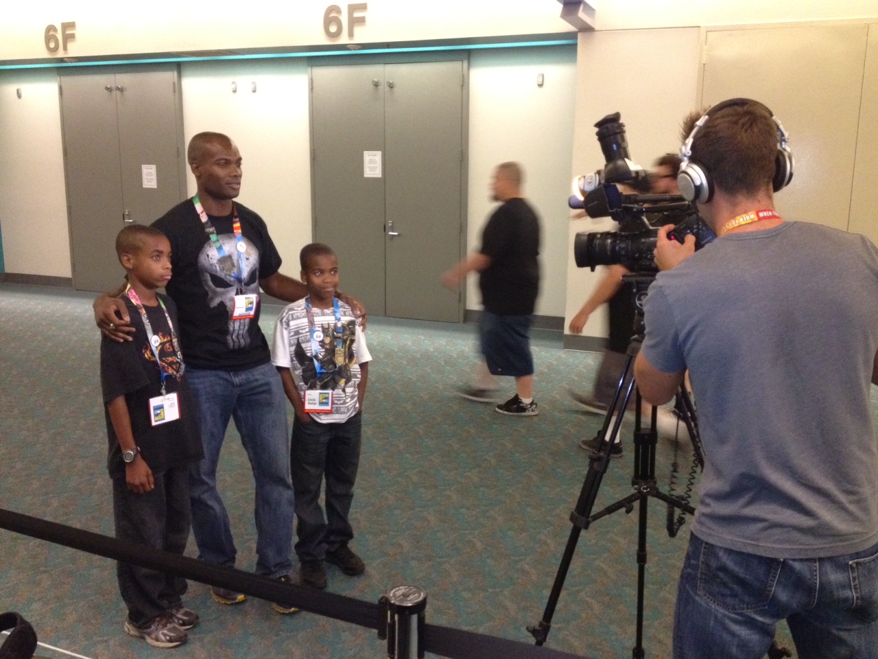 Interview with my sons at Comic-Con.