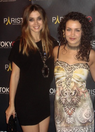 Ana de Armas and Deborah Dominguez at Event for ParisTokyo Restaurant, 2013