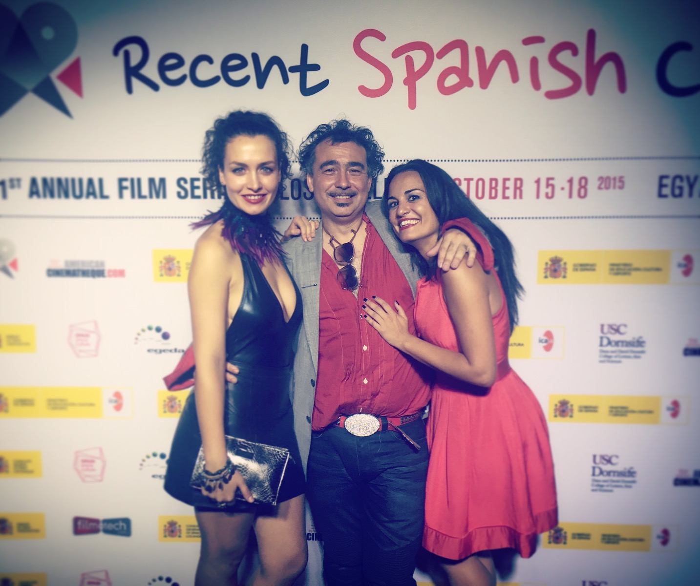 Deborah Dominguez, Markos Keyto and Nati Bujalance at the Recent Spanish Cinema 2015