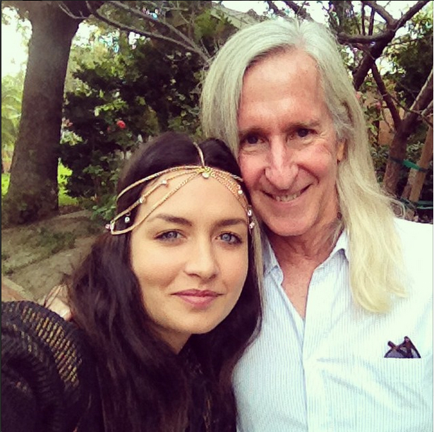 Deborah Dominguez and Mick Garris