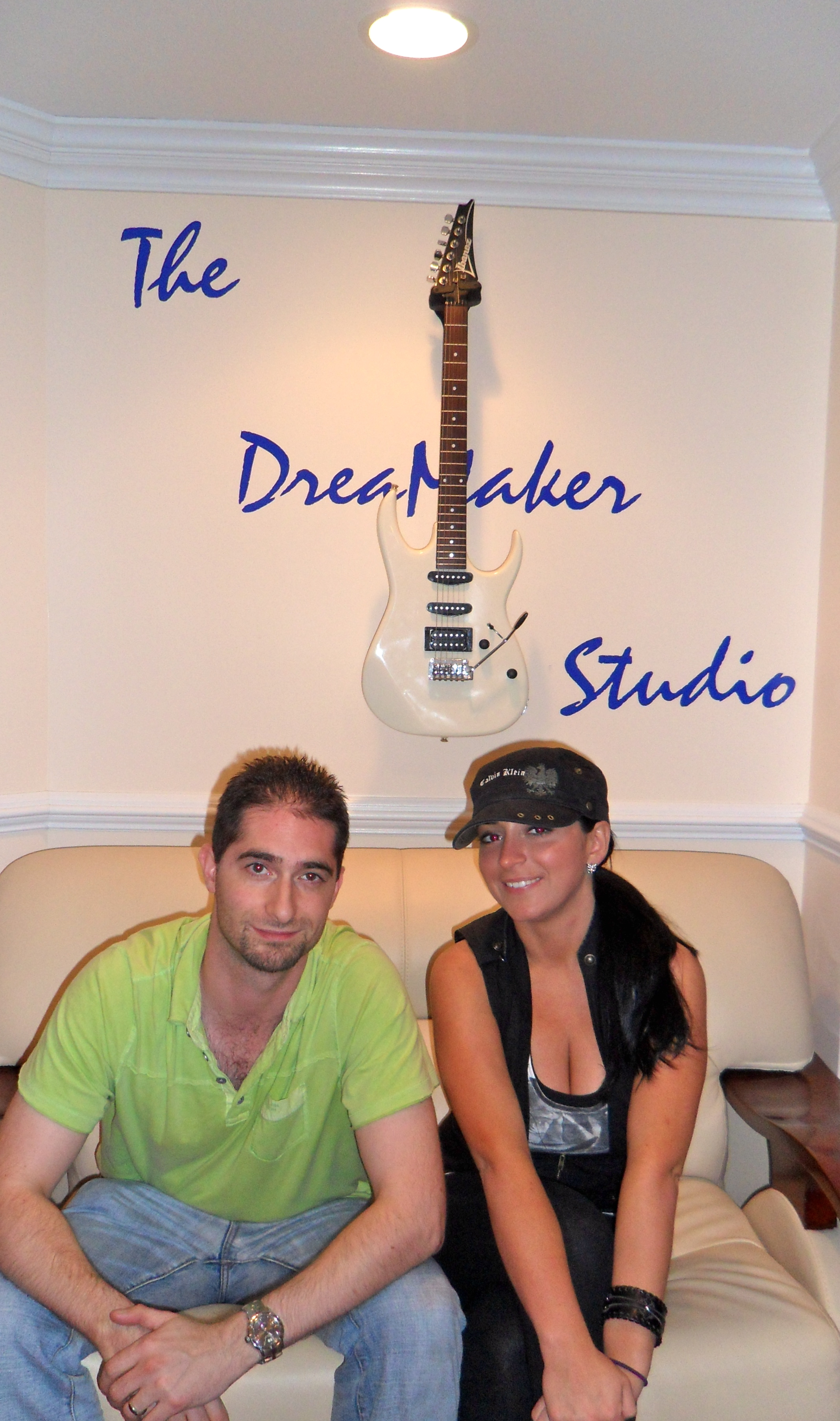 Angelina Pivarnick and Andy Stein at The DreaMaker Studio