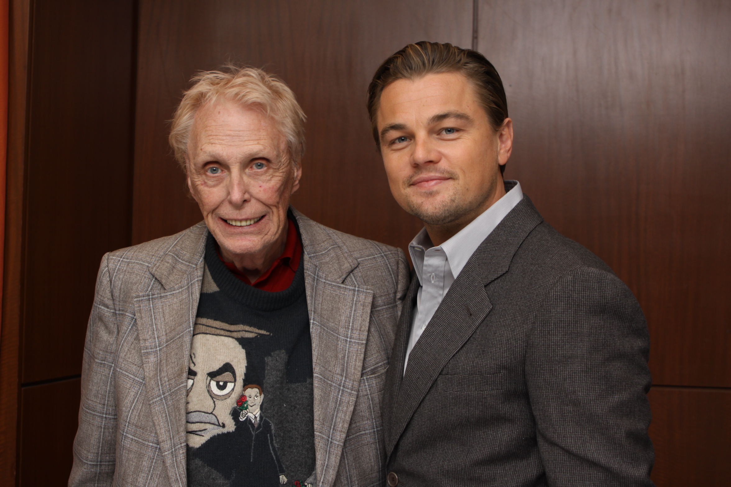 With Leonardo DiCaprio