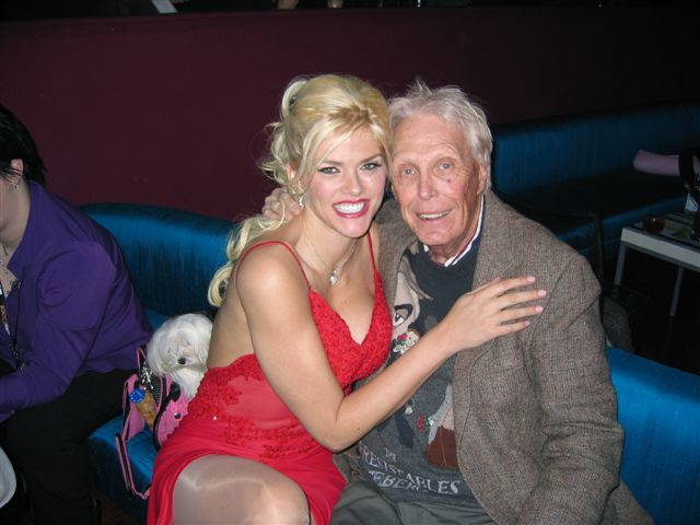 With Anna Nicole Smith