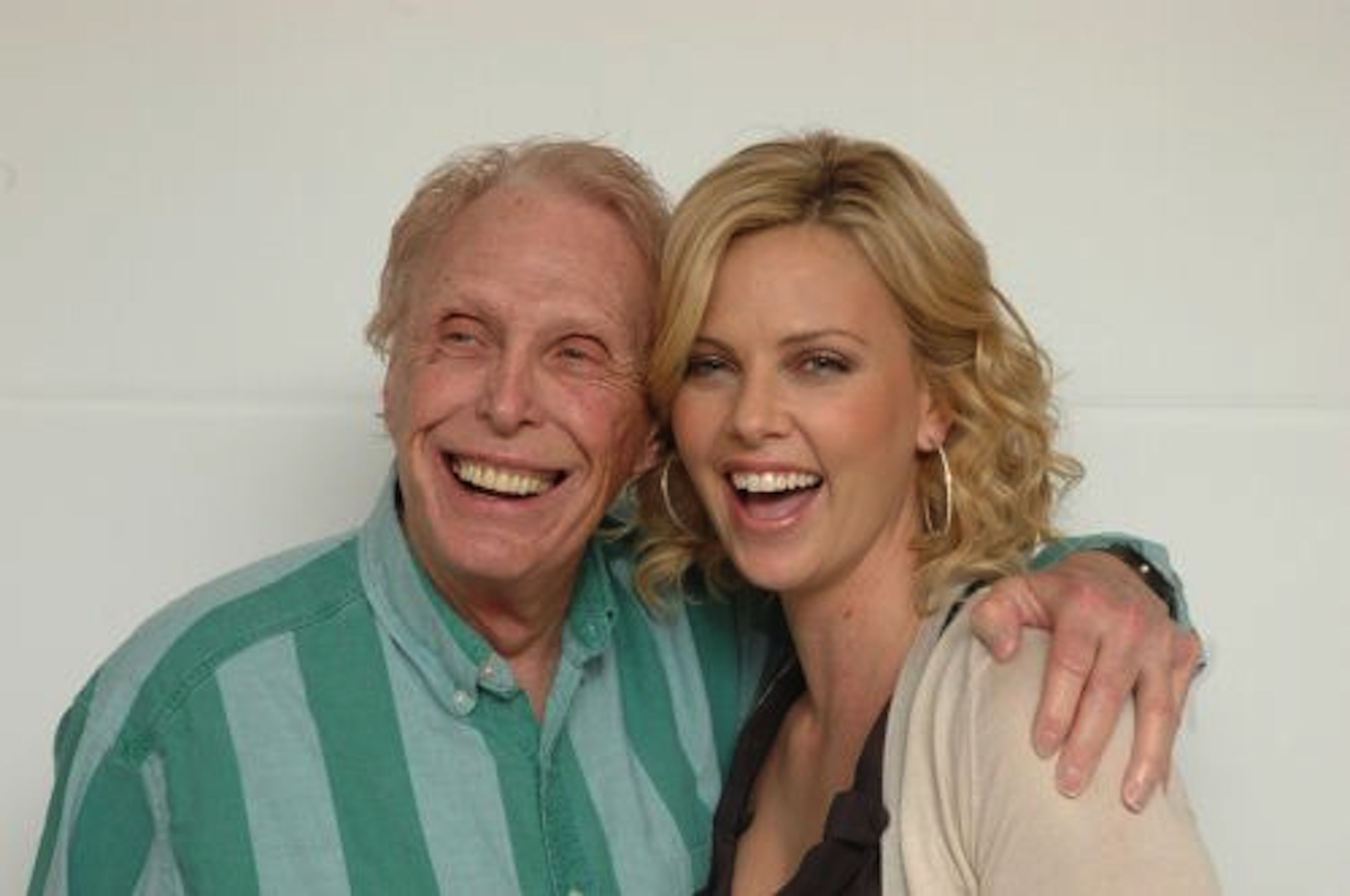 With Charlize Theron