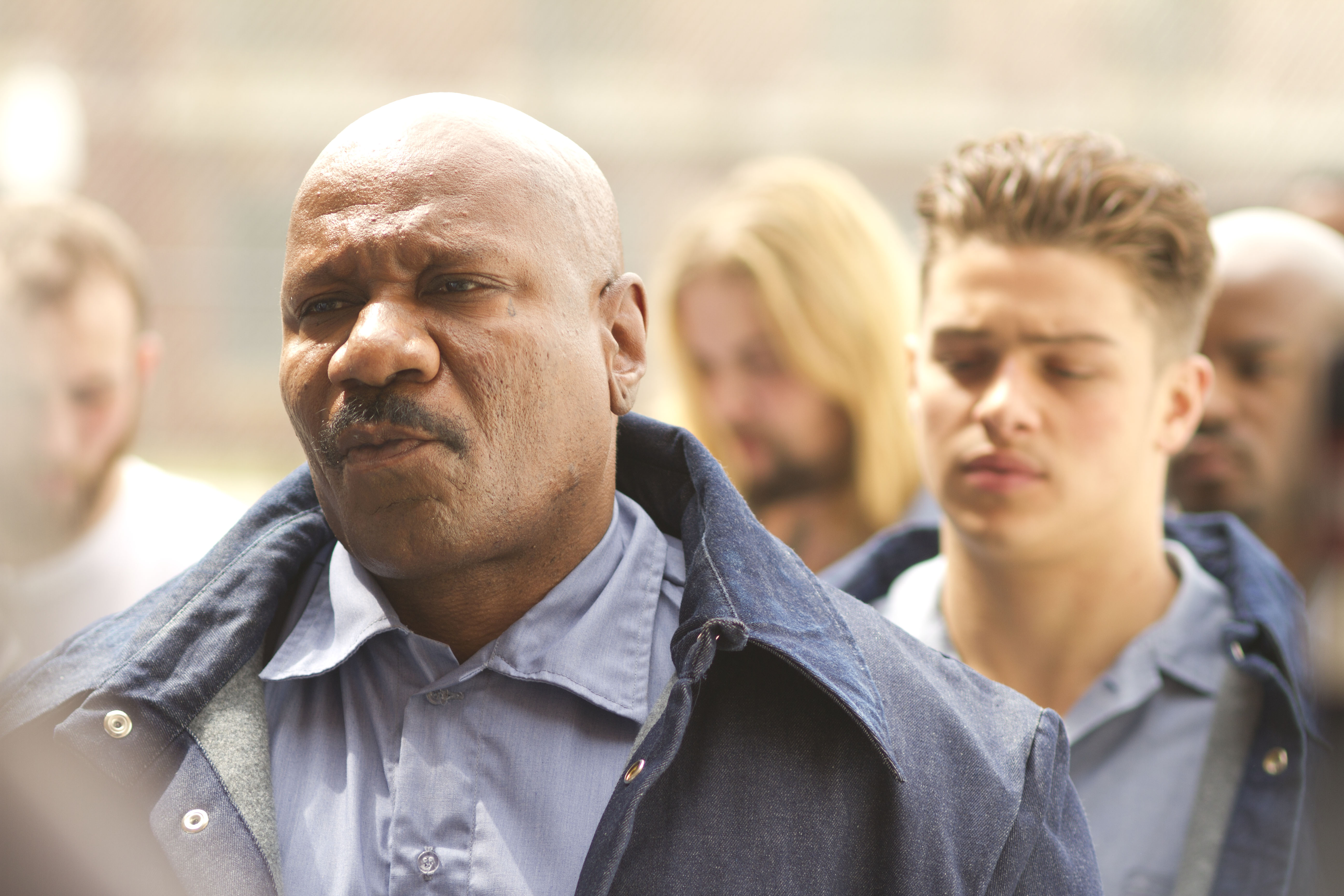 Still of Ving Rhames and Spencer Lofranco in Jamesy Boy (2014)