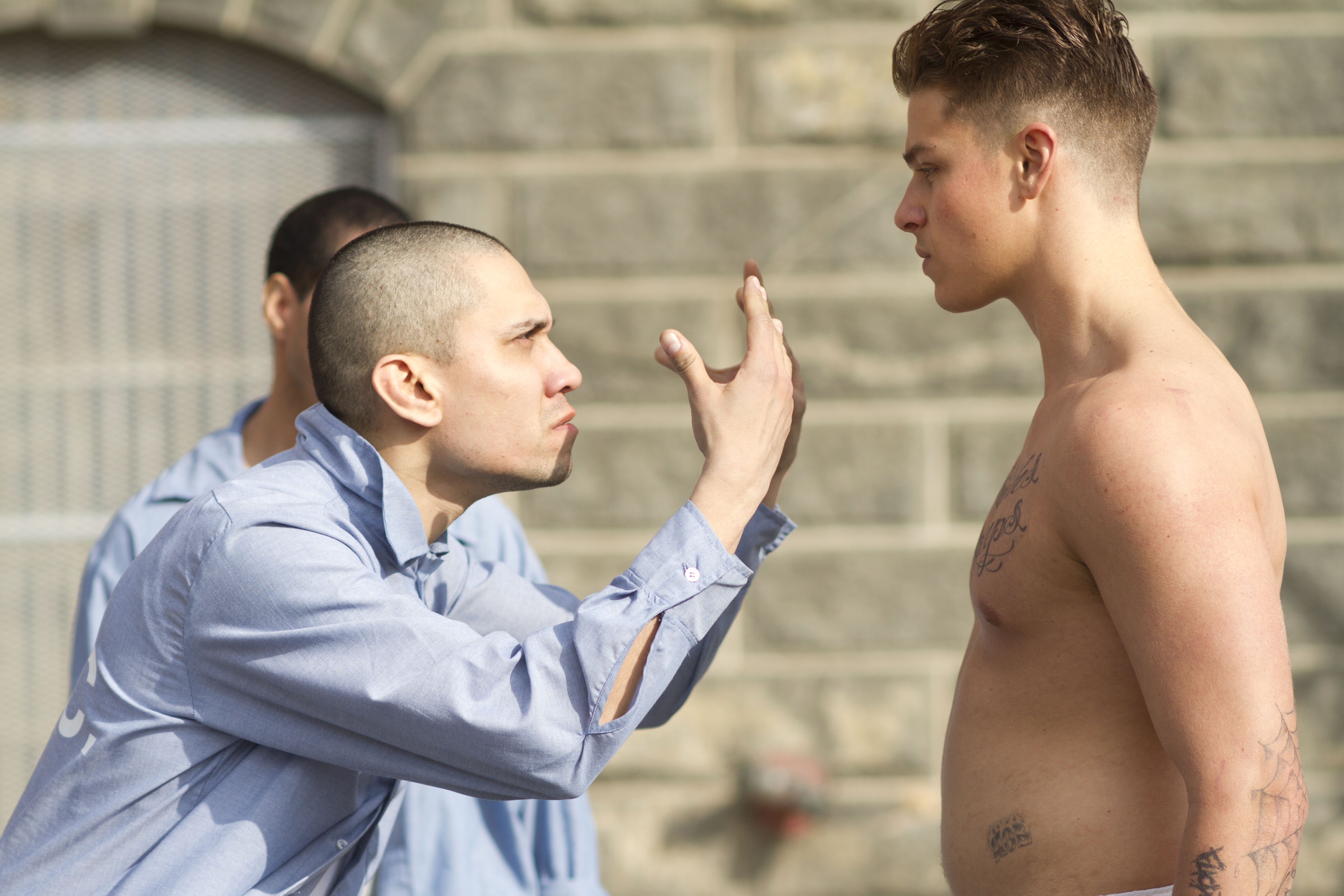 Still of Taboo and Spencer Lofranco in Jamesy Boy (2014)