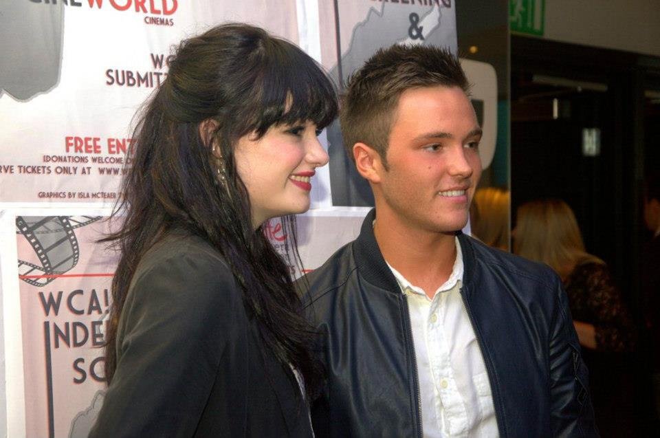 Rachel Wile & Declan Michael Laird at the 2012 Write, Camera, Action! Awards in Cineworld Cinema, Glasgow.