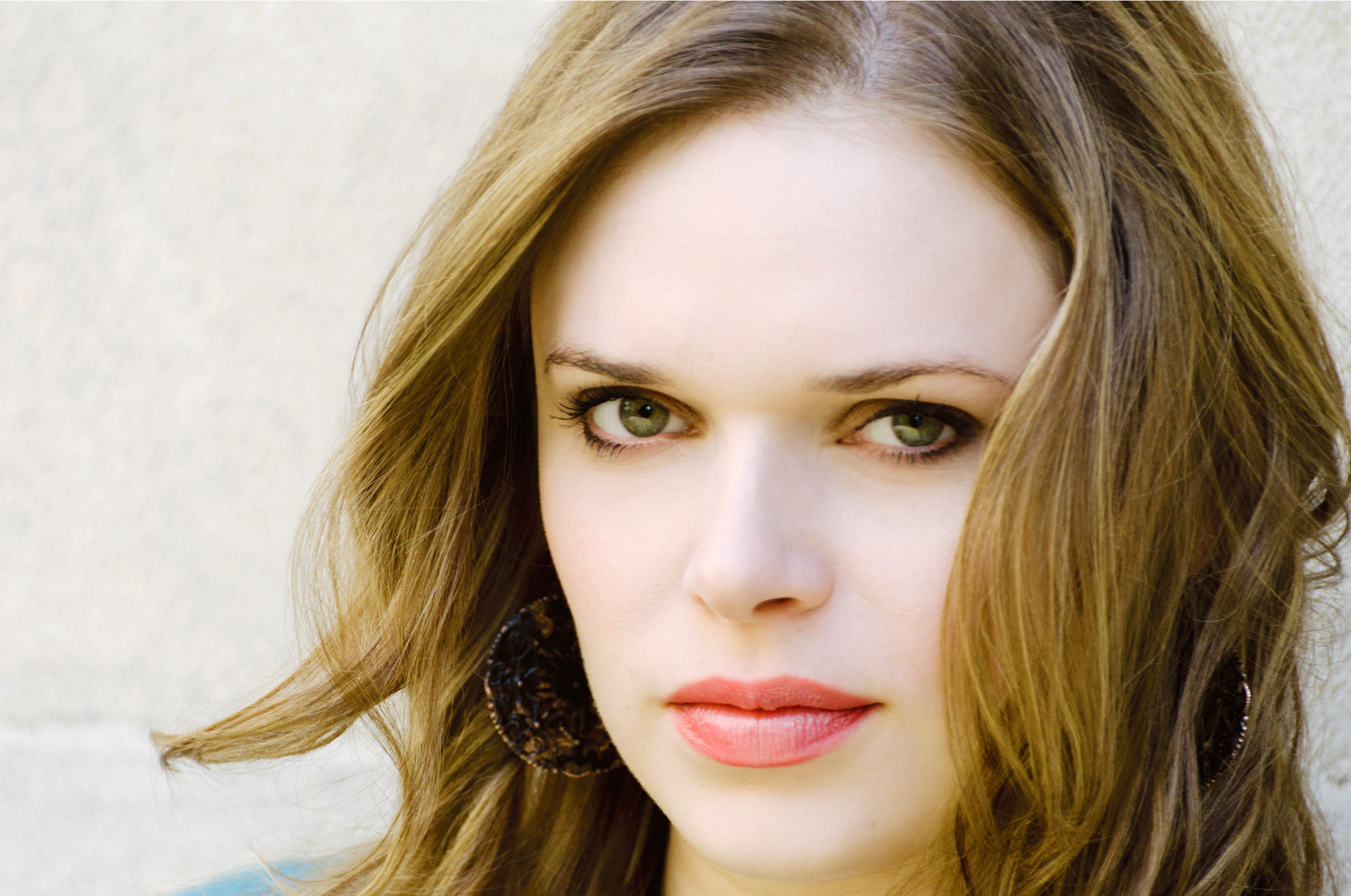 Headshot taken on the steps of a church outside of the Arclight Theater before tech rehearsal for THE RUNNER STUMBLES. Ric Sechrest Photography.