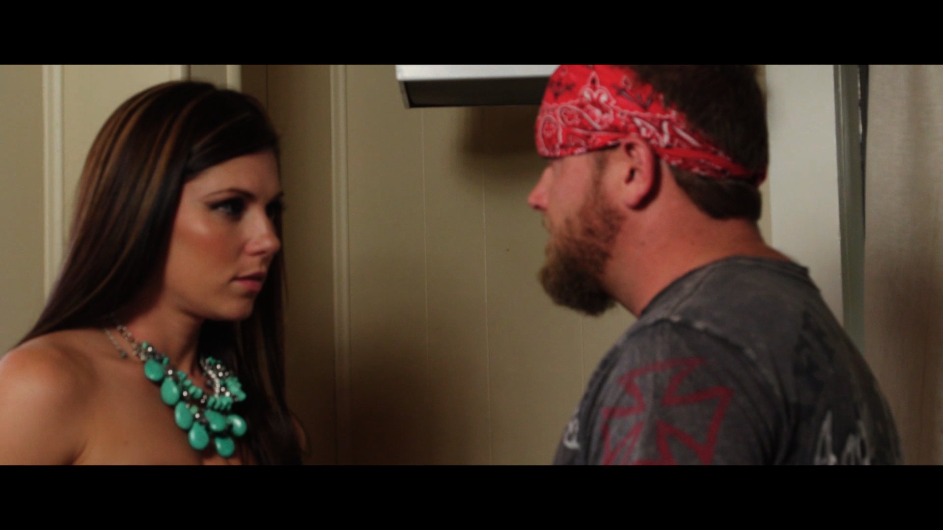 Natalie Wilemon and Creed Fisher in the music video for Creed Fisher's single, 