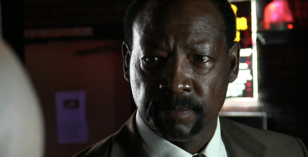Frederick Williams as Det. Trufont in Angel of Reckoning.