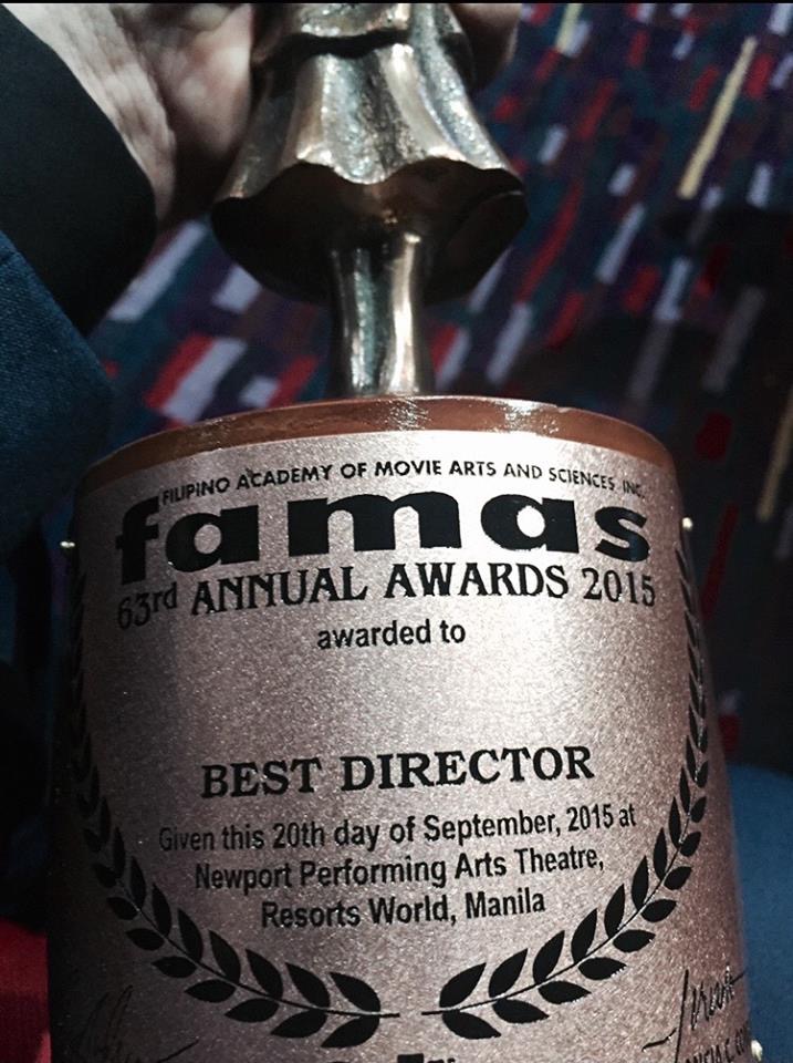 BEST DIRECTOR 63rd Famas Awards