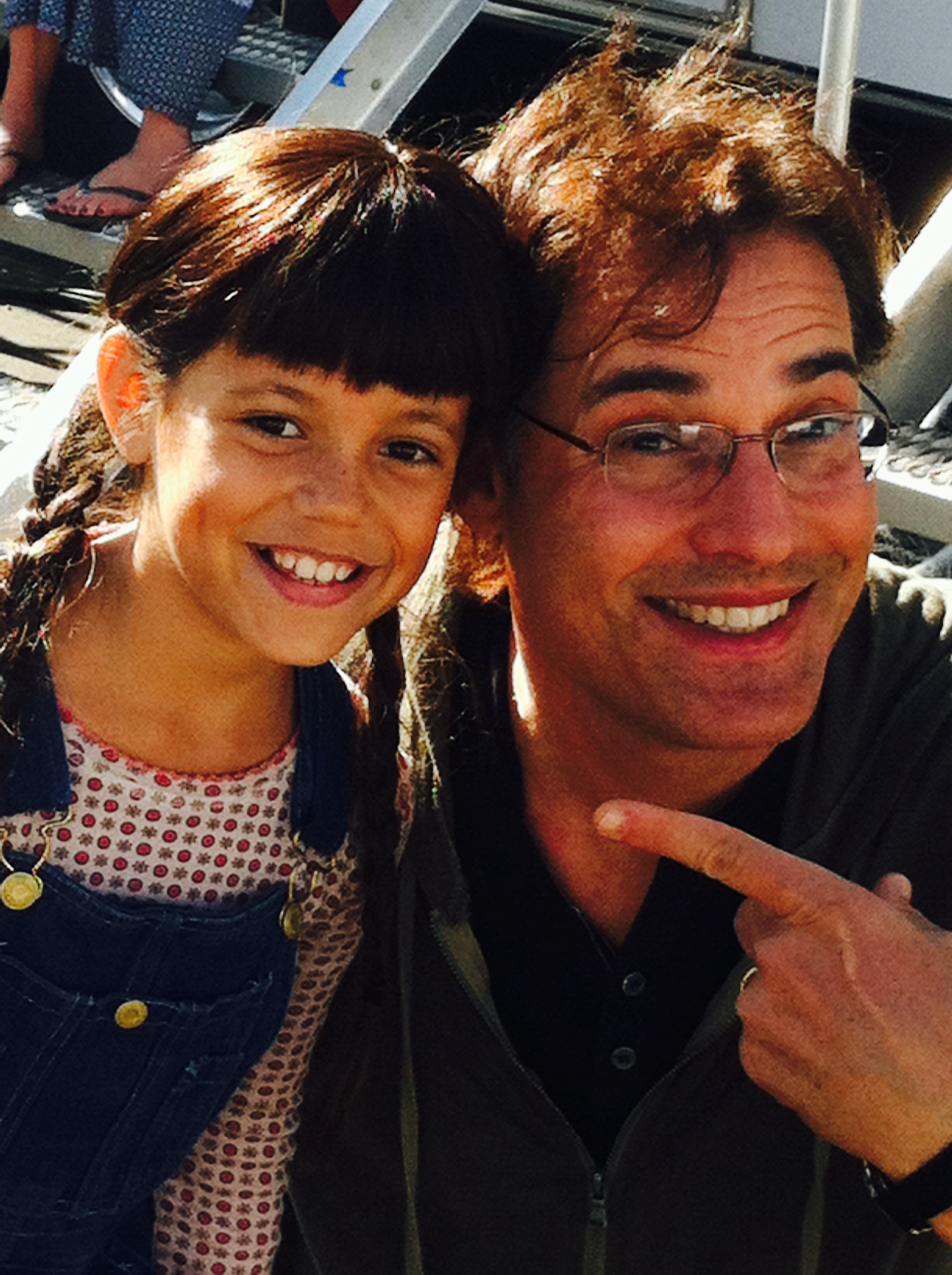 Jenna Ortega with director Alex Zamm