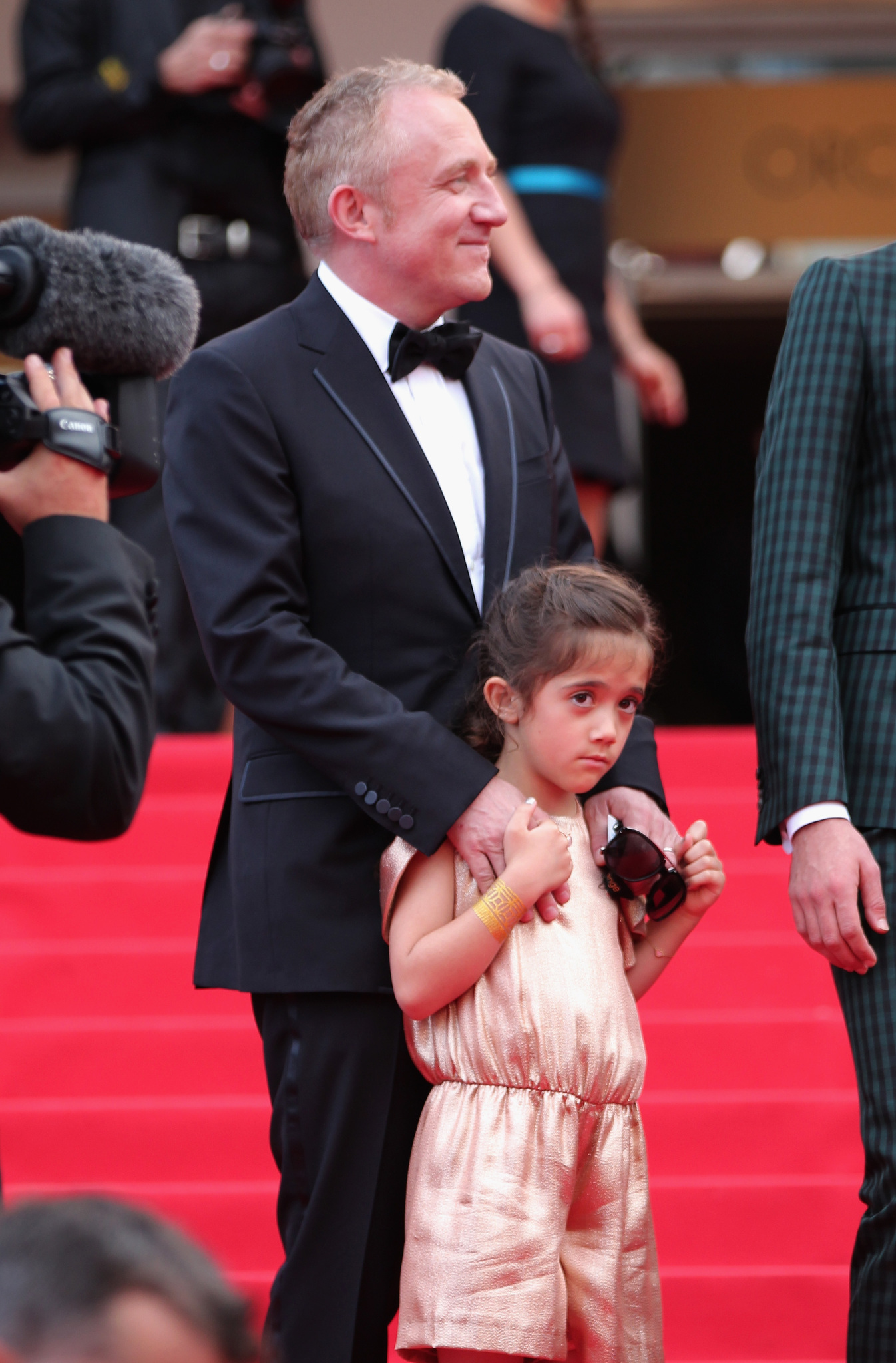 Francois-Henri Pinault and daughter Valentina Paloma attend 