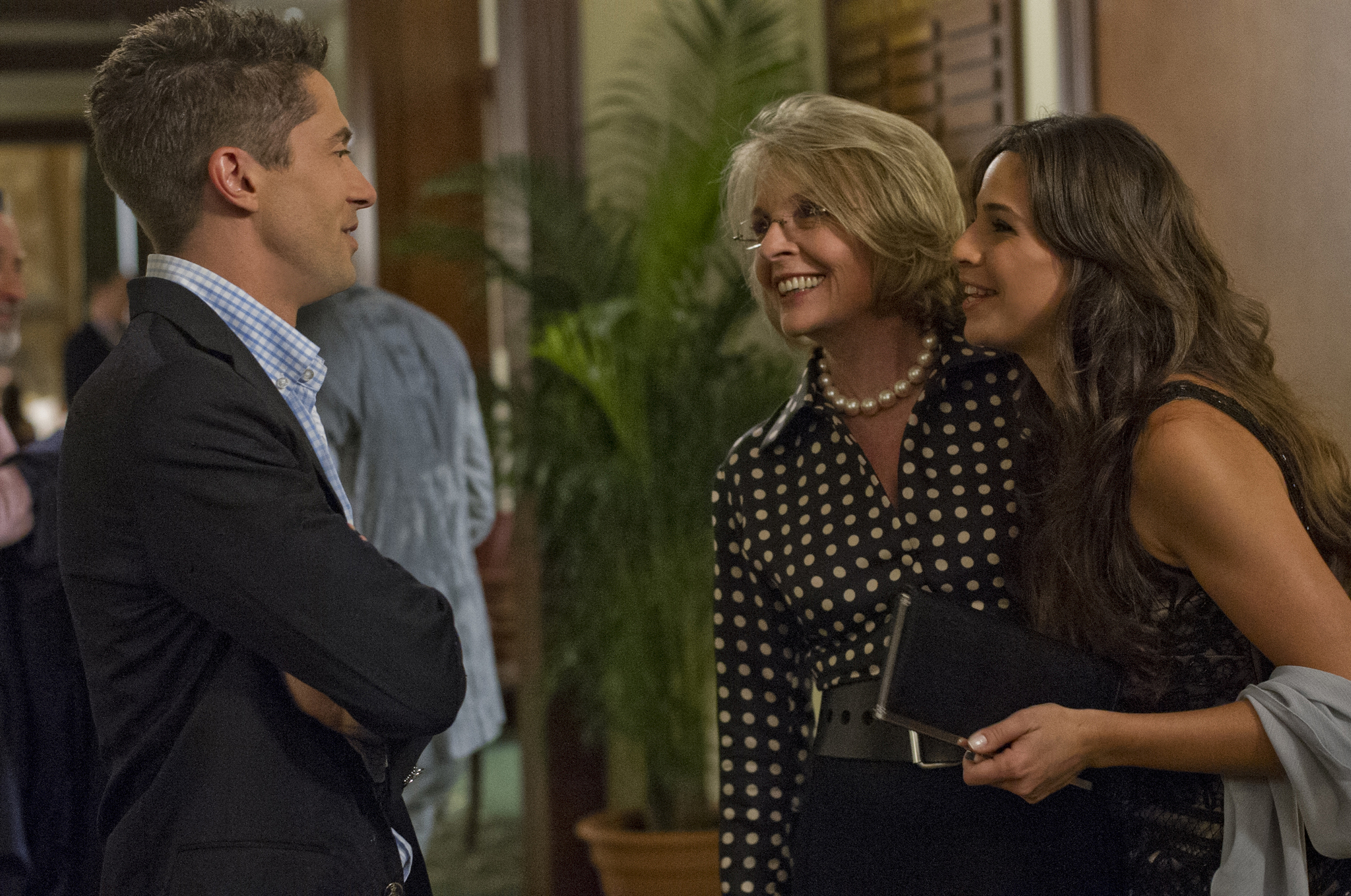 Still of Diane Keaton, Topher Grace and Ana Ayora in Didziosios vestuves (2013)