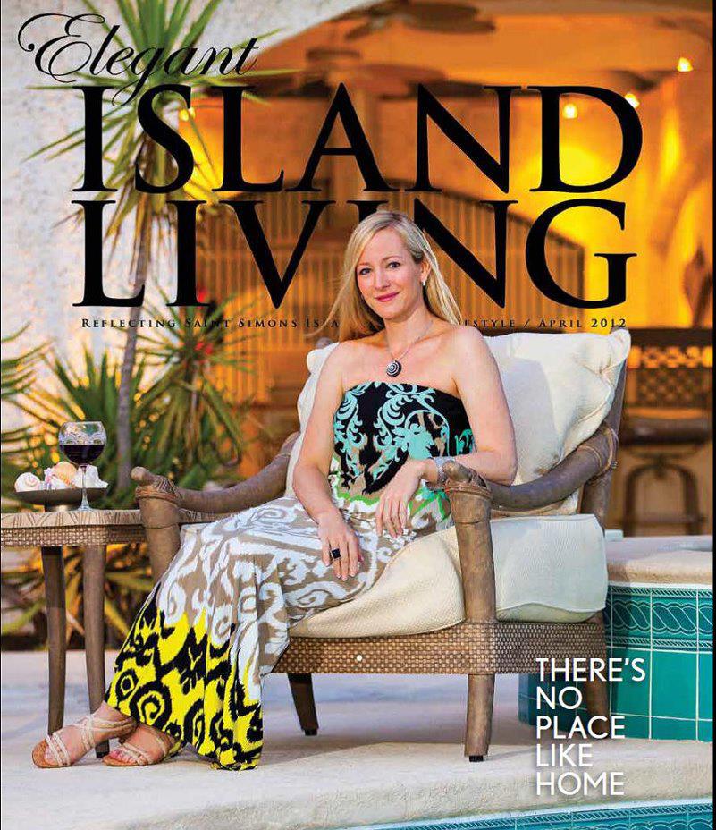 Cover shoot for Elgant Island Living magazine. Saint simons Island, GA