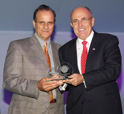 Rudy Giuliani and Joe Torre