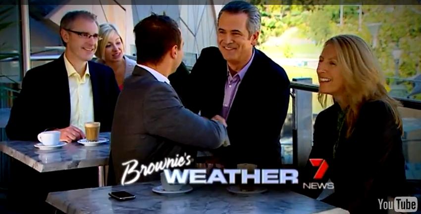 'Brownies Weather - café' | TV Commercial for Channel 7 - dir Peter Wynne(Melbourne)(2010)