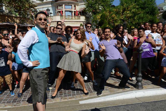 Maria Directs Psy Flash Mob