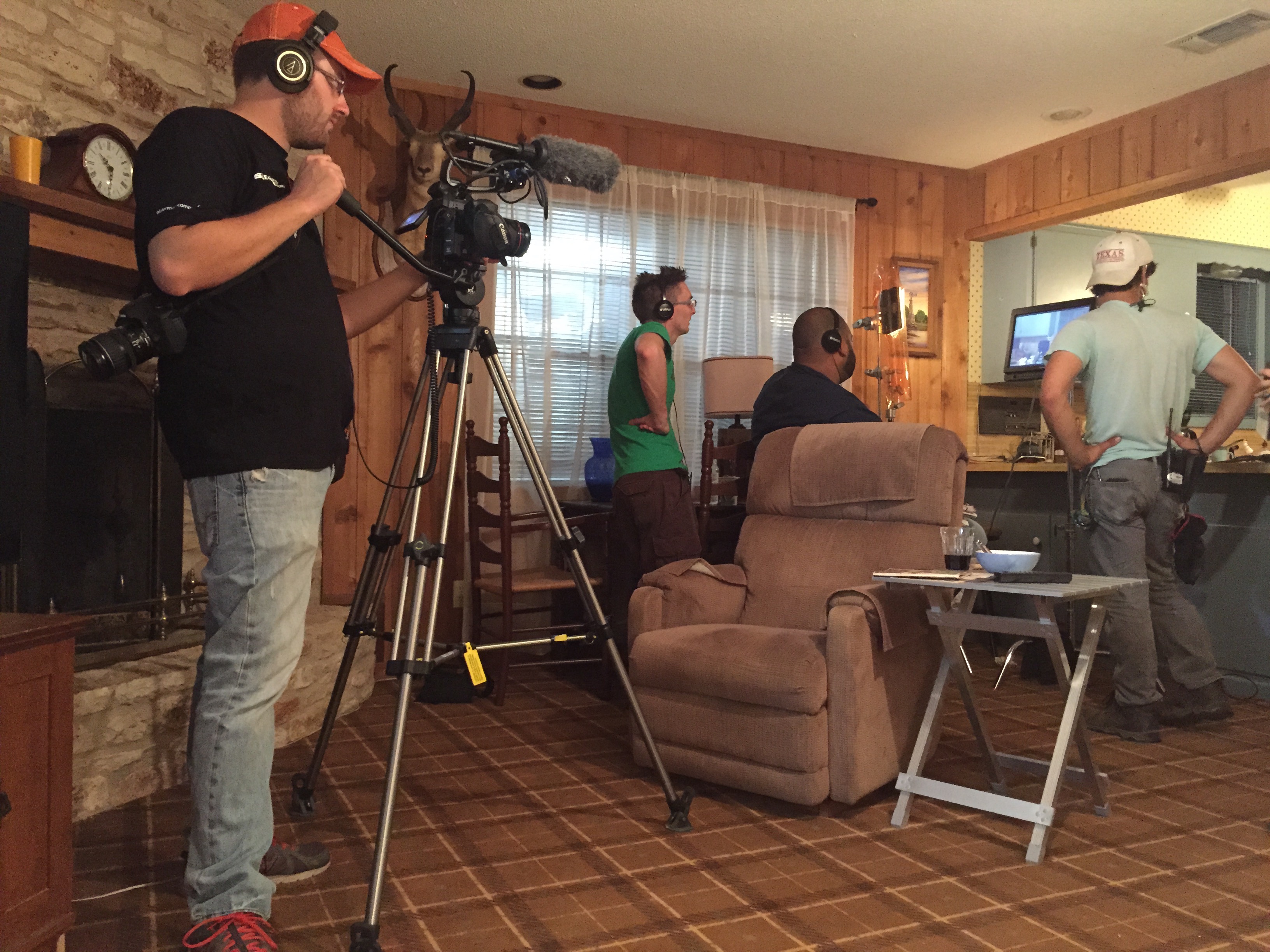 Shooting Behind the Scenes for Sightings movie in Texas. May 2015