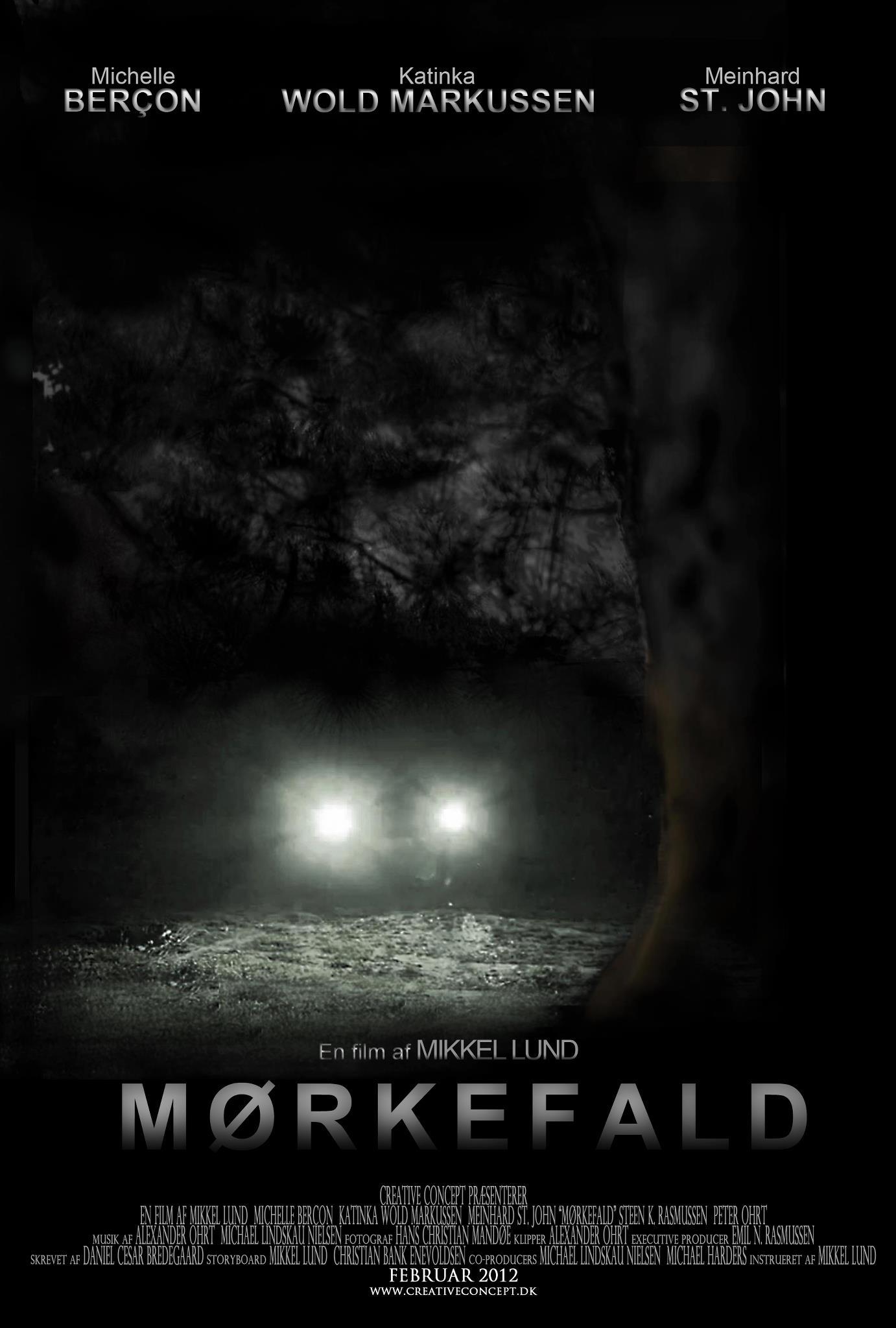 Poster Mørkefald, submitted for festivals in March 2012