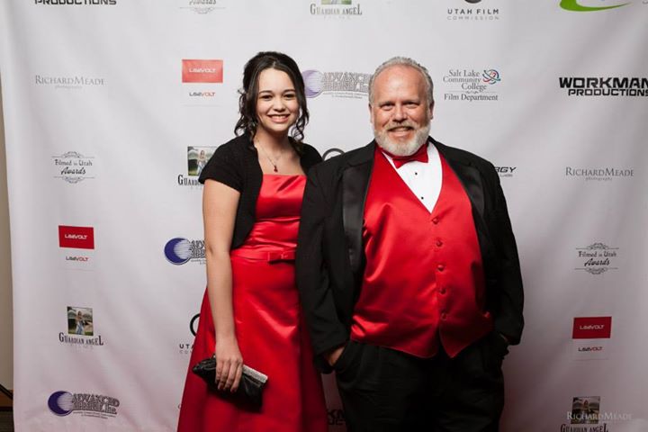 With D.L. Walker at the Filmed in Utah Awards -2014