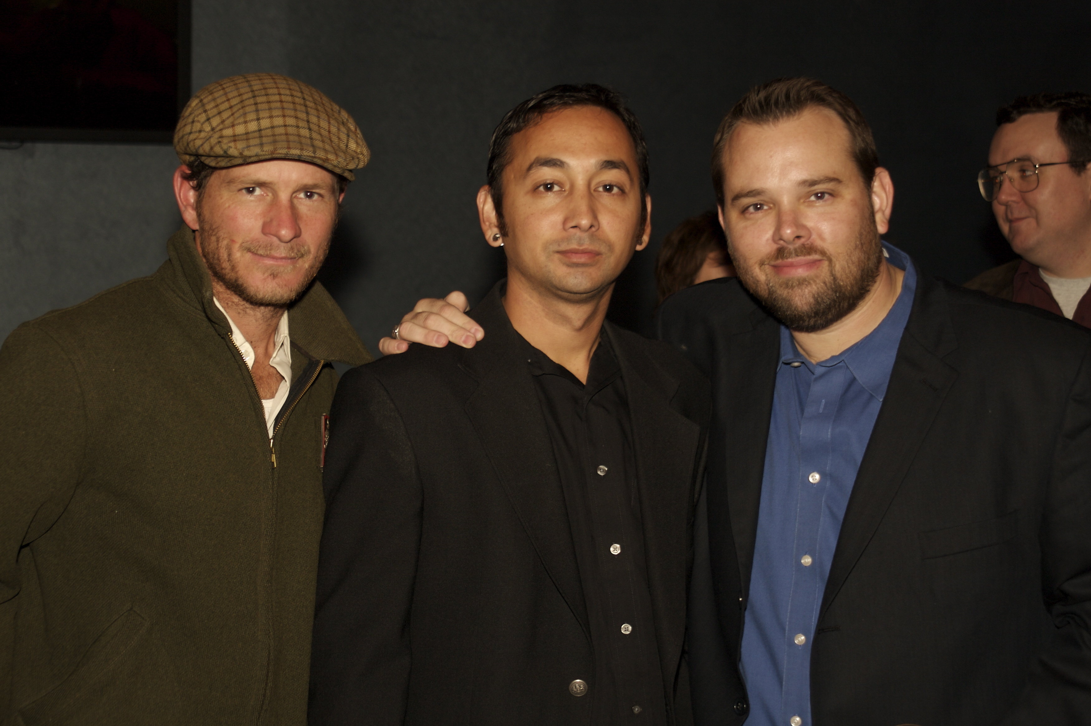 Life With Fiona screening at Cinespace, Los Angeles, CA Nov. 2006. Pictured: Blue Nelson, Alexander Soto, Brendan Davis, Jonathan Walker Spencer.