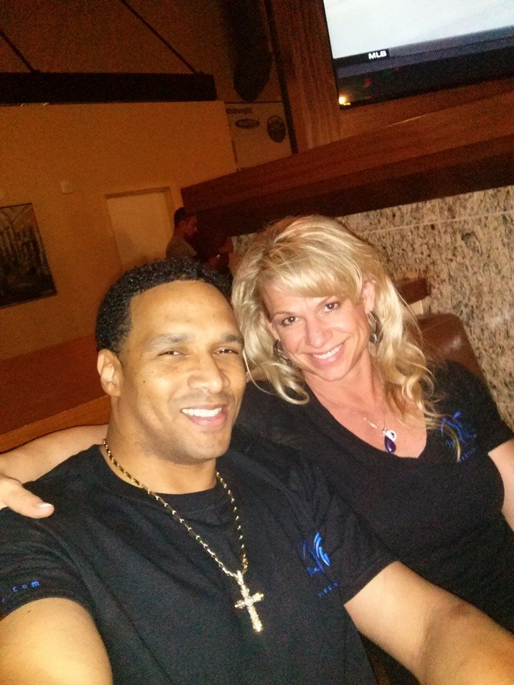 Carl Ducena and Tina Chandler IFBB PRO in Pittsburgh PA.