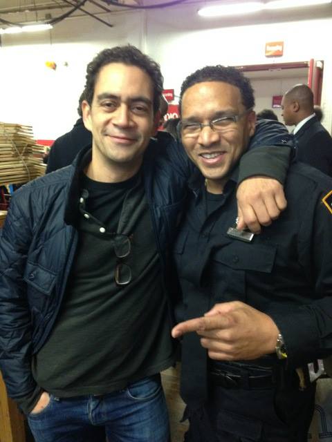 Carl Ducena on set w/ Jose Zuniga #carlducena #actor #nyc #policeofficercarl #owntherooment #taxiBrooklyn