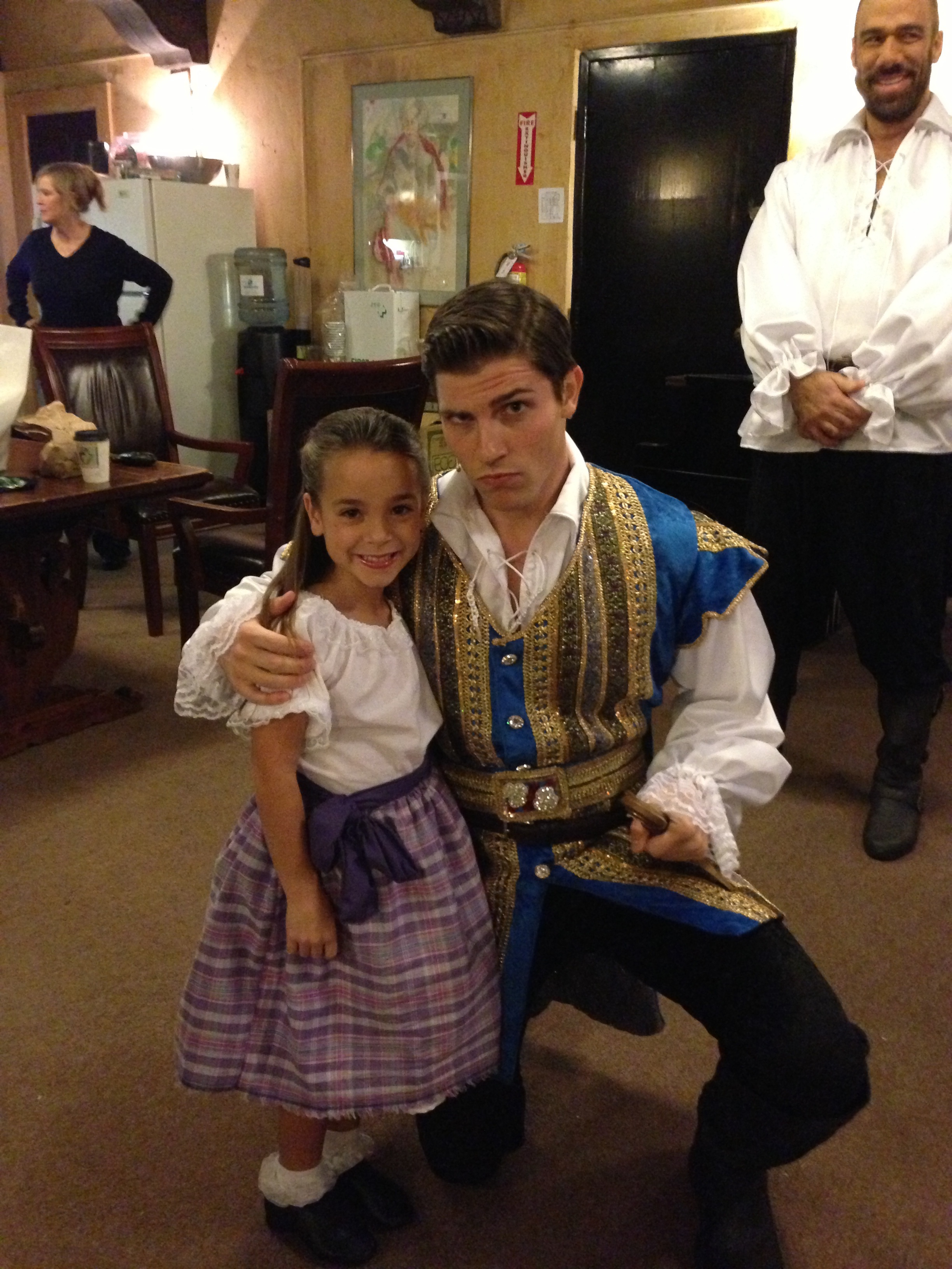 Caitlyn and Curt Hansen Snow White Christmas Dec. 2012