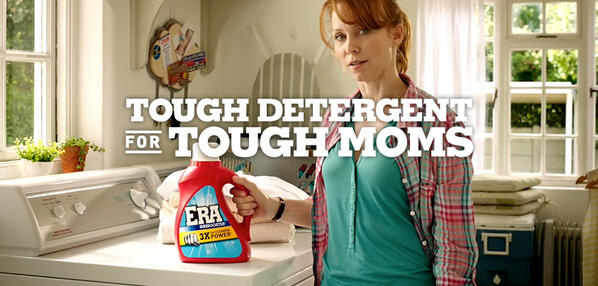 Melissa Barker as Tough Mom in Era Detergent Commercial