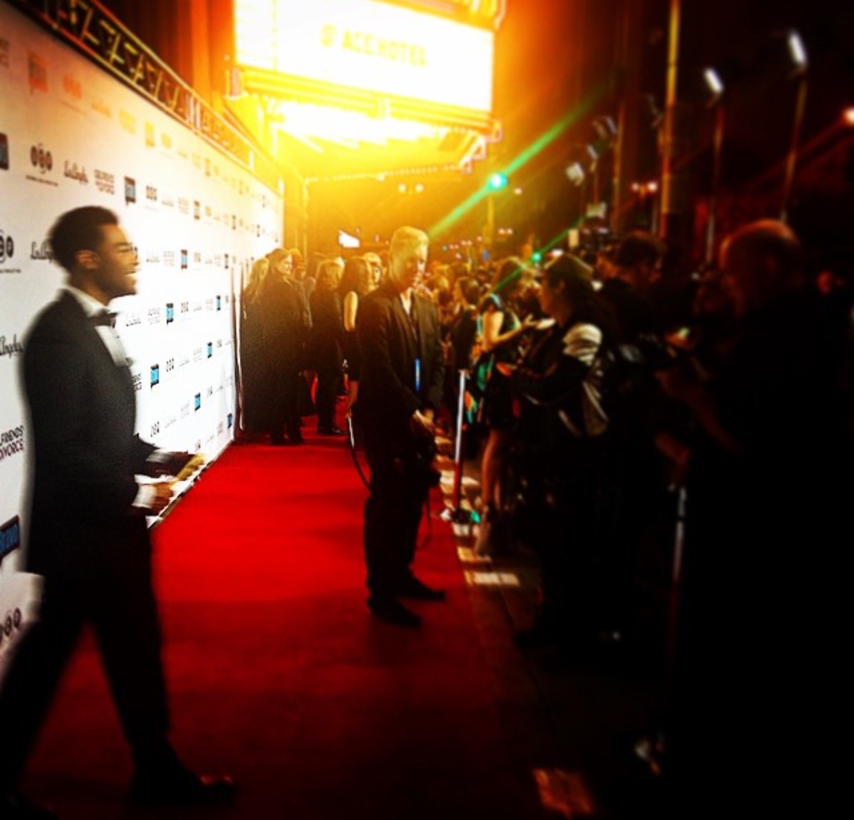 Joshua Triplett on the Red Carpet for Bravo Girlfriend's Guide to Divorce at the Ace Theater.