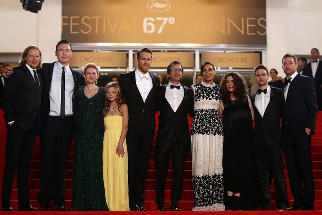 The Captive cast and director on the Cannes Film Festival red carpet on May 16, 2014